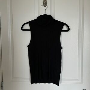 Express ribbed, turtle neck, size medium black